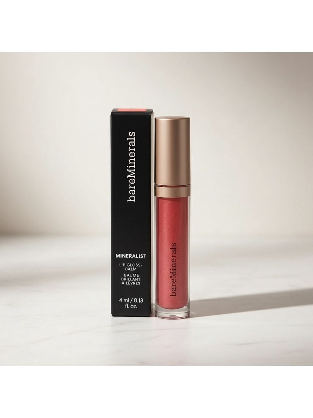 bareMinerals Mineralist Lip Gloss Balm Trust Mini 4ml New In Box